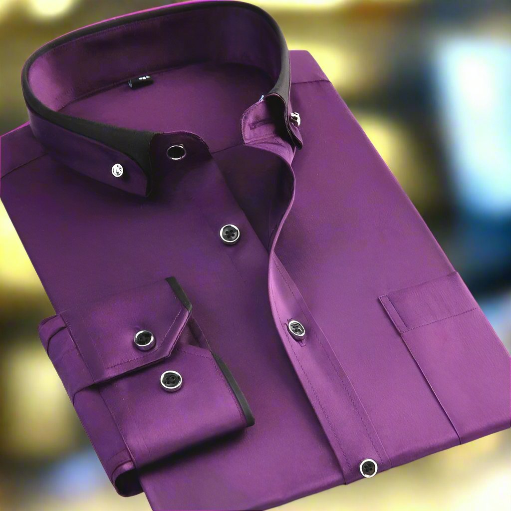 Zenova™ Sven| Camicia classica in cotone a maniche lunghe