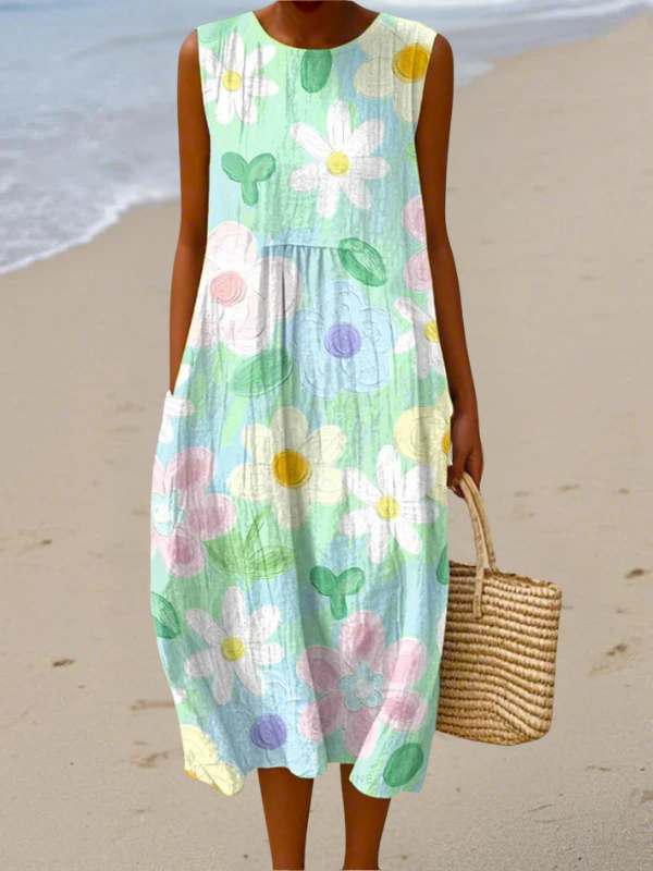Erin | Abito Midi Pastellblomma