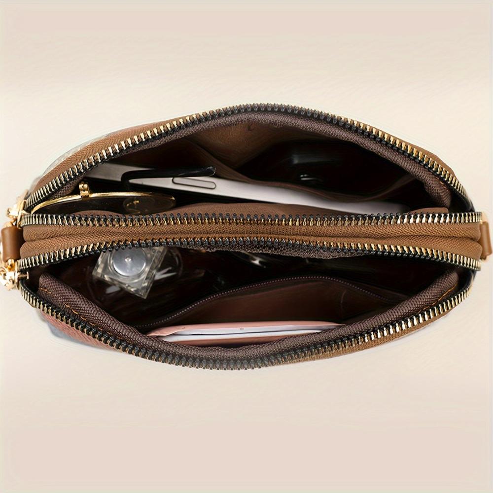 Luna | Mini axelväska i patchworkstil