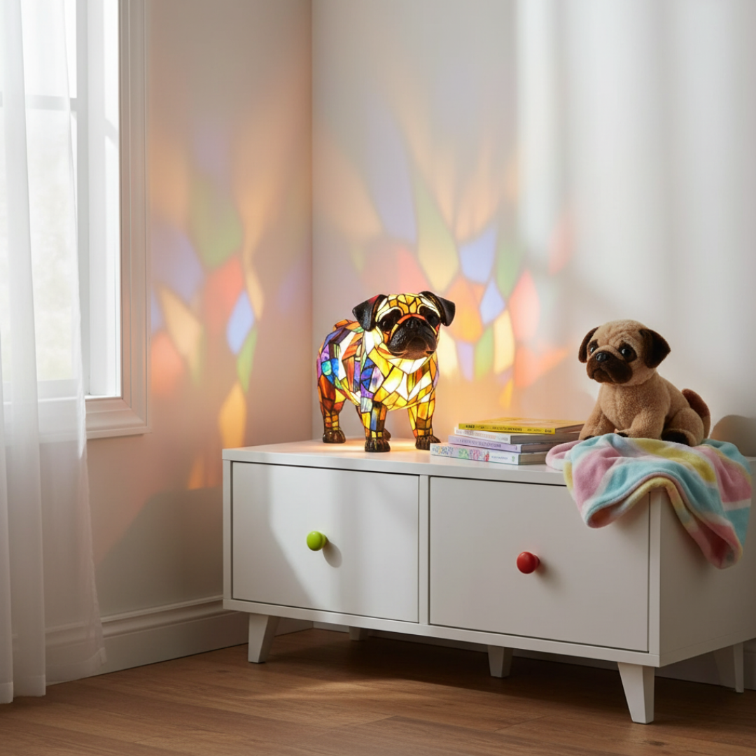 Mops | Glaslampett