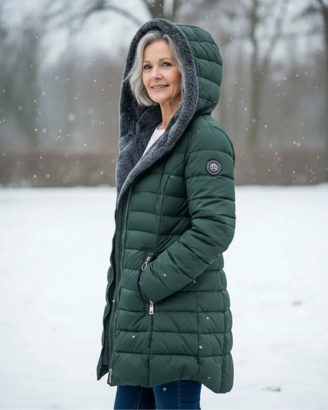 Zenova™ Olivia | Giacca invernale imbottita