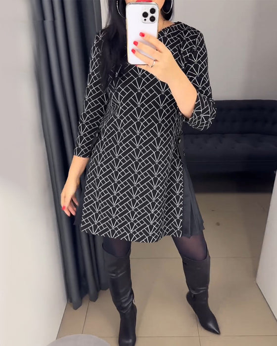 Zenova™ Anabel | Tryckt klänning