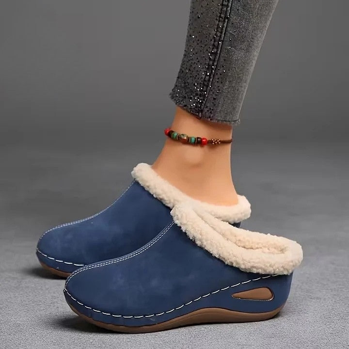 Nolla™ – Fur-Lined Slip-On Sandals