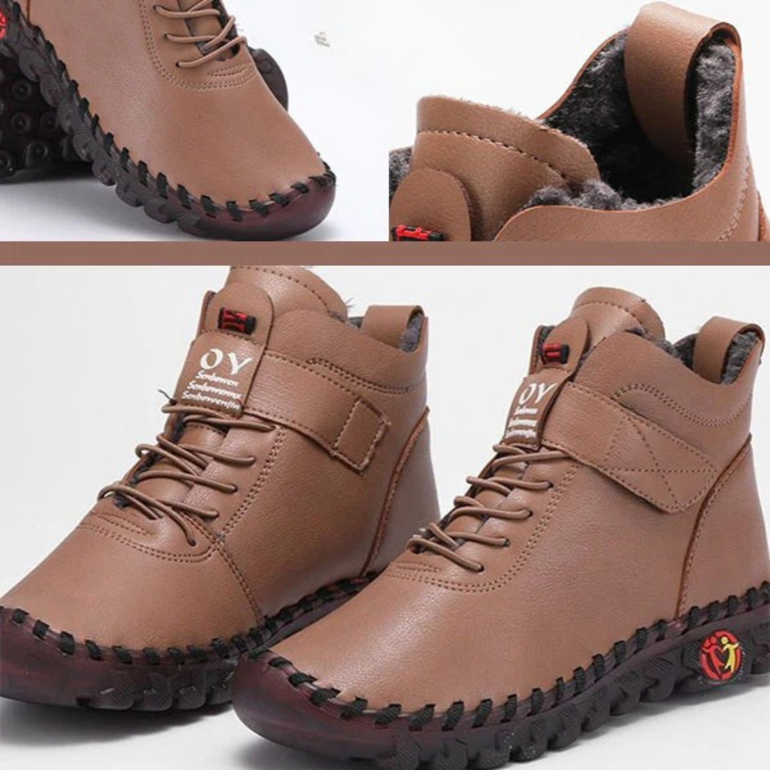 Zenova™ | Höga läderstövlar för dam