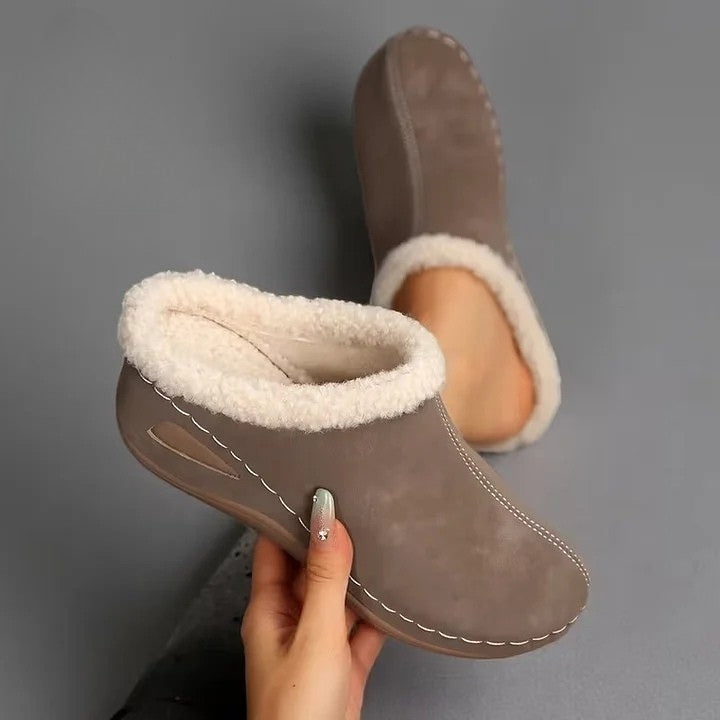 Nolla™ – Fur-Lined Slip-On Sandals