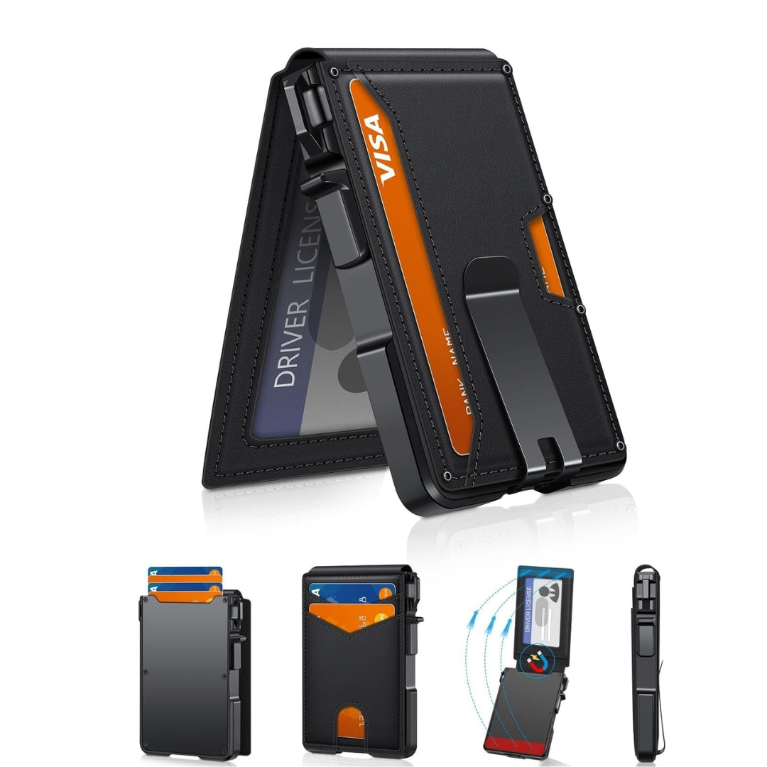Zenova™ Vault | Portafoglio ultrasottile con blocco RFID