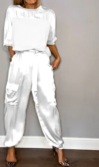 Zenova™ Carmen | Satin Tvådelad kostym