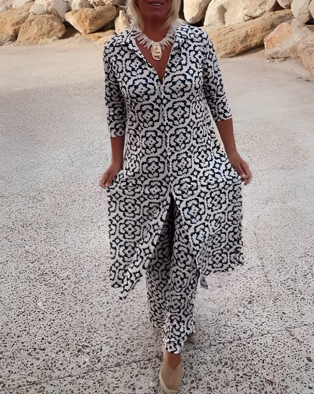 Zenova™ Maeve | - Geometrisk elegans set