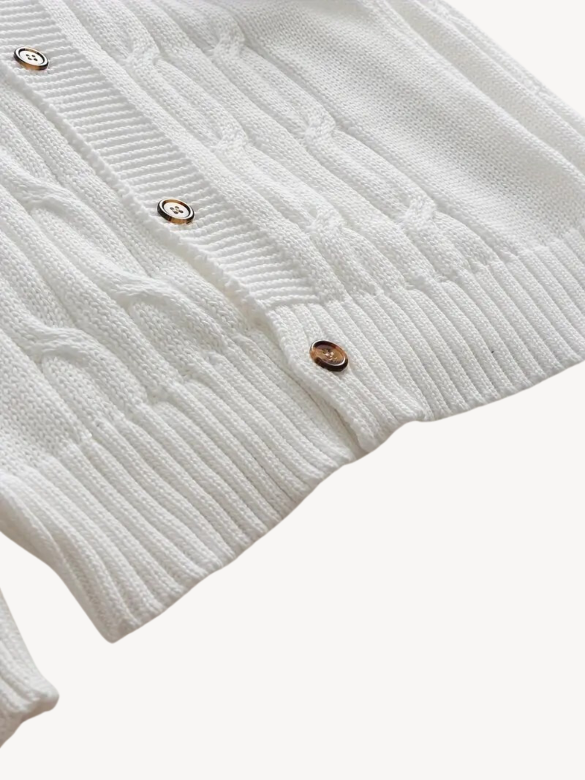 Zenova™ Lorne | Ribbad Sjal Cardigan