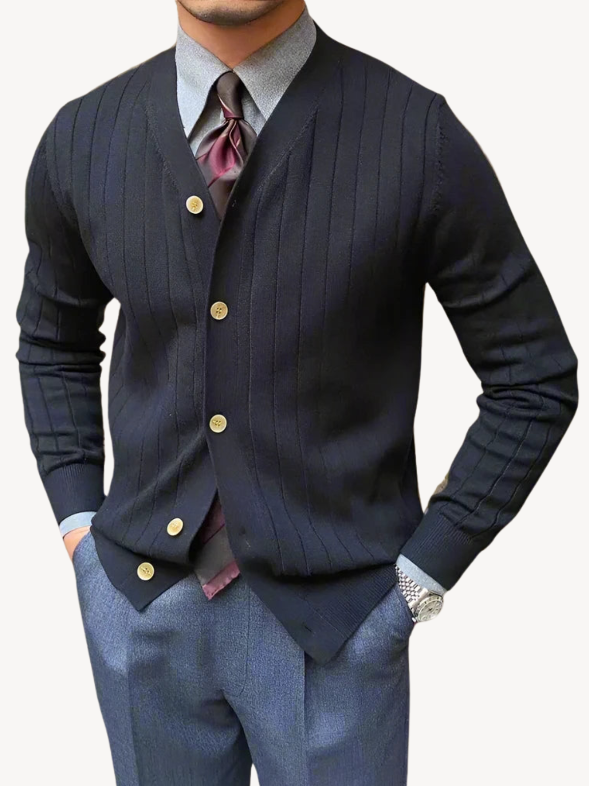 Zenova™ Vincent | Ribbad kofta