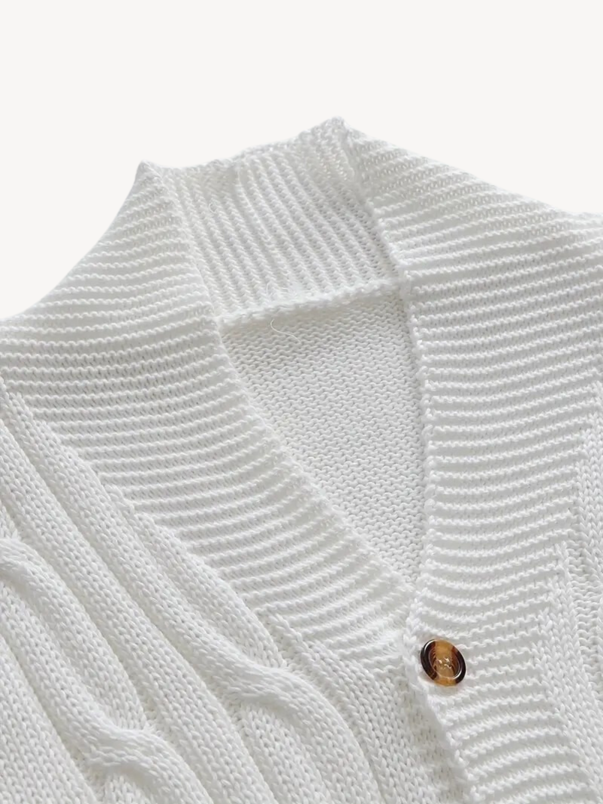 Zenova™ Lorne | Ribbad Sjal Cardigan