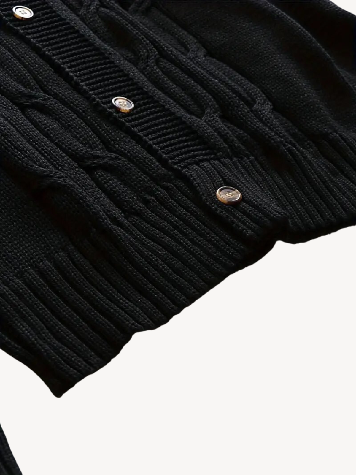 Zenova™ Lorne | Ribbad Sjal Cardigan