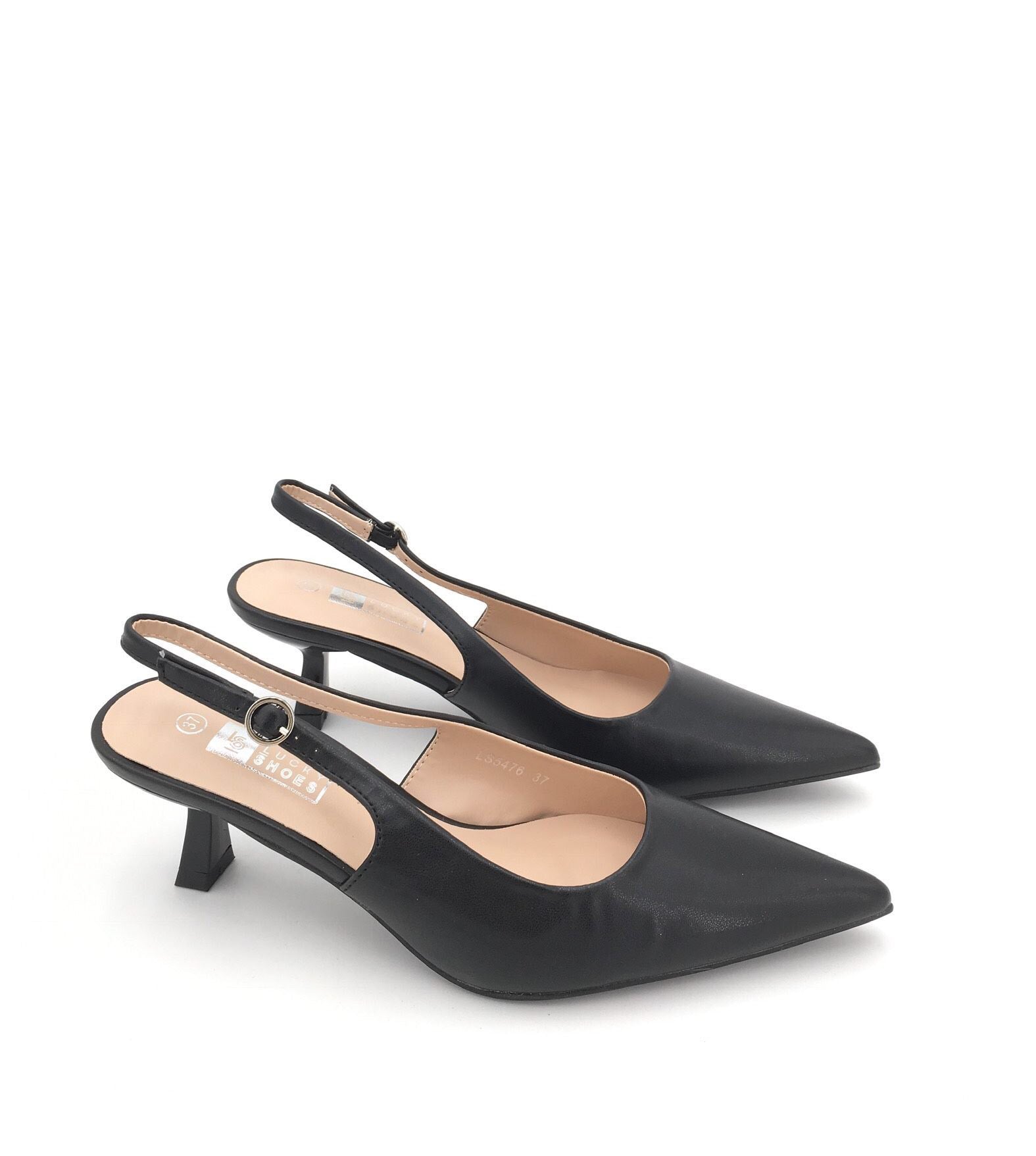 Zenova™ Freja | Date-Night Black Heels