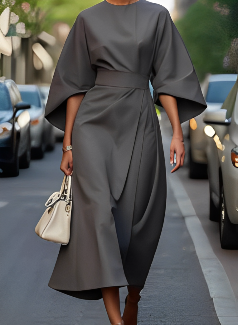 Zenova™ Charlie | Celestine Klänning - 3/4 ärm + RIBBON