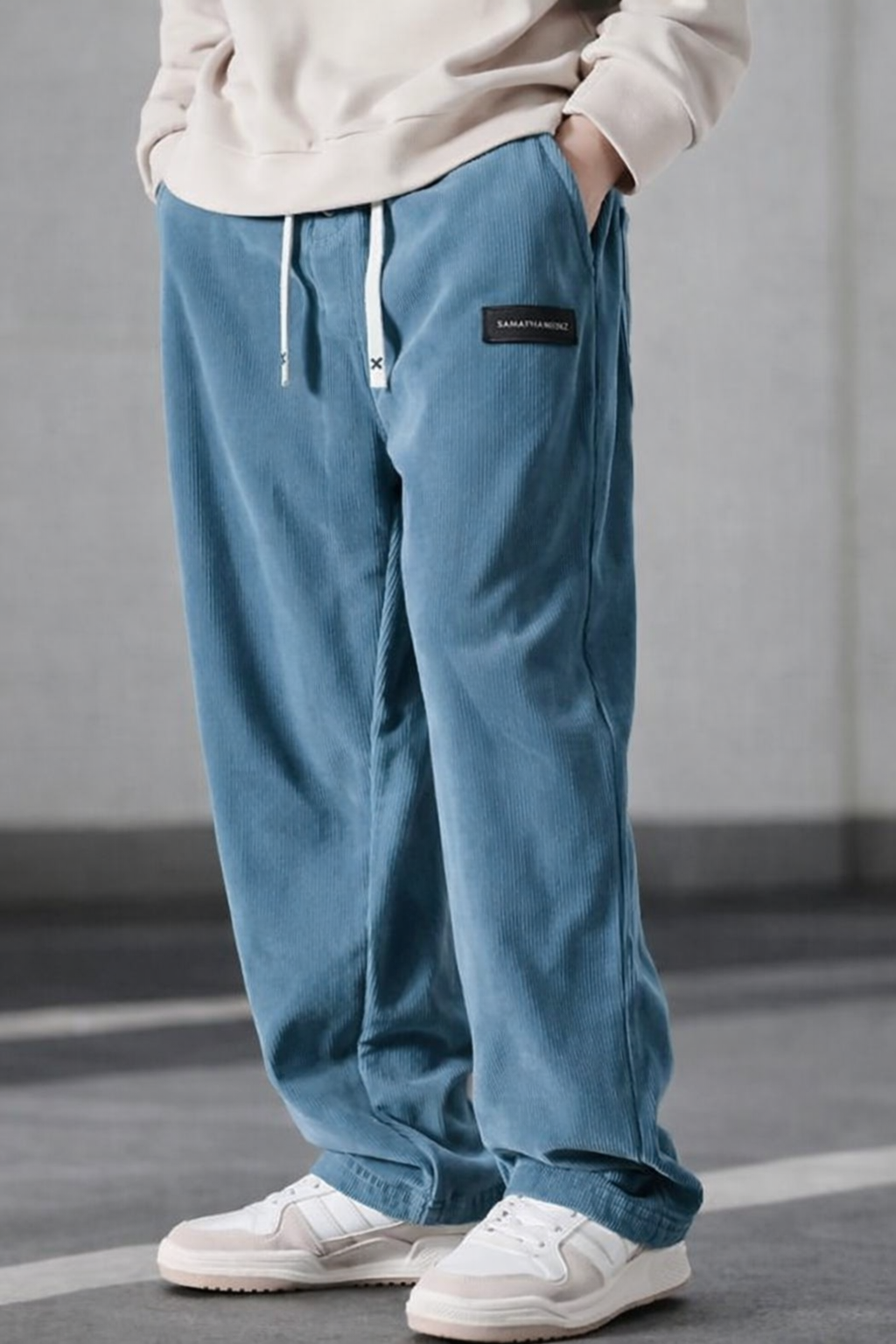 Zenova™ Jir | Pantaloni in Velluto a Coste ComfortFit