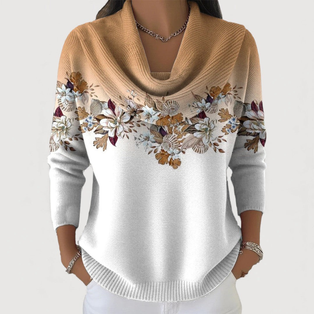 Alora | Sweater with Soft Neckline