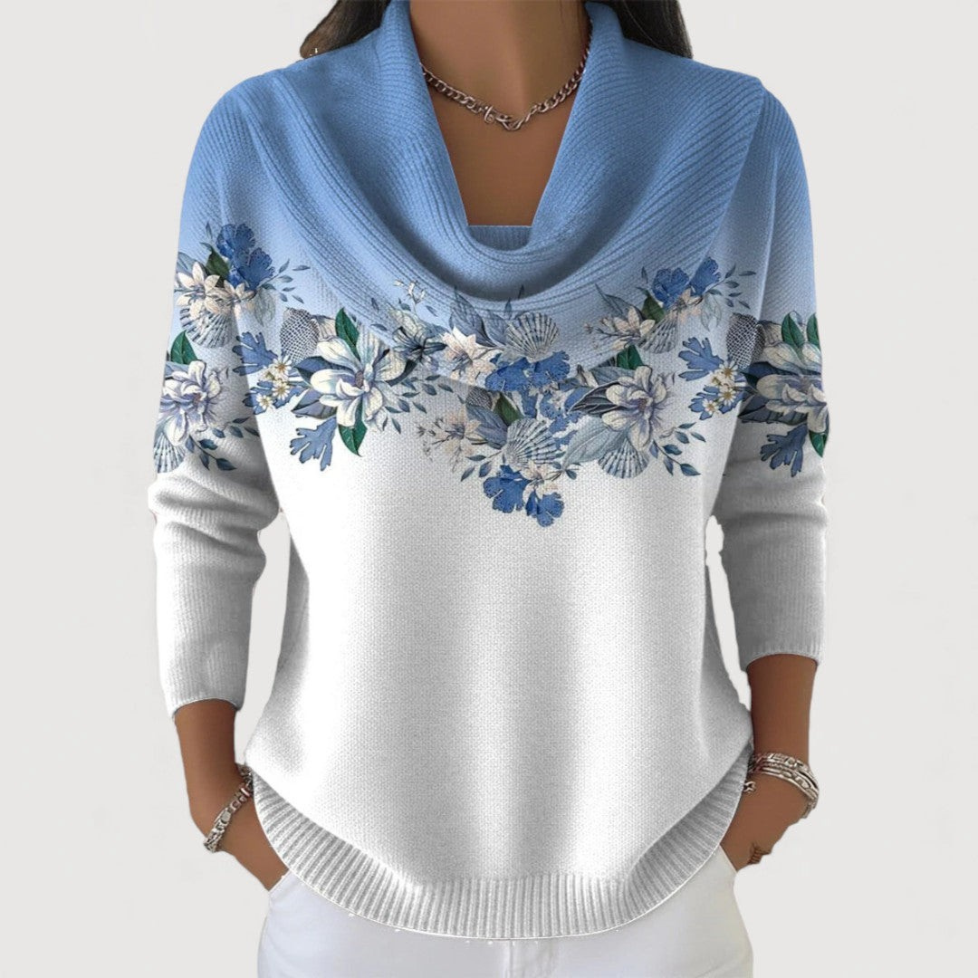 Alora | Sweater with Soft Neckline