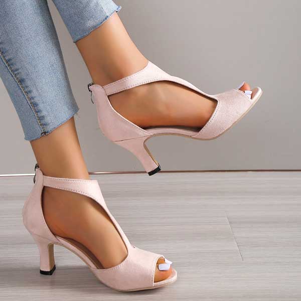 Zenova Styles™ - Eleganti Sandali Ortopedici con Tacco