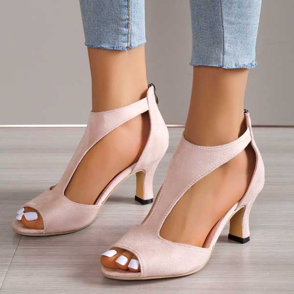 Zenova Styles™ - Eleganti Sandali Ortopedici con Tacco