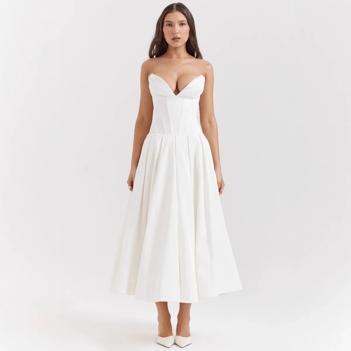 Princess Cut Midi Sundress