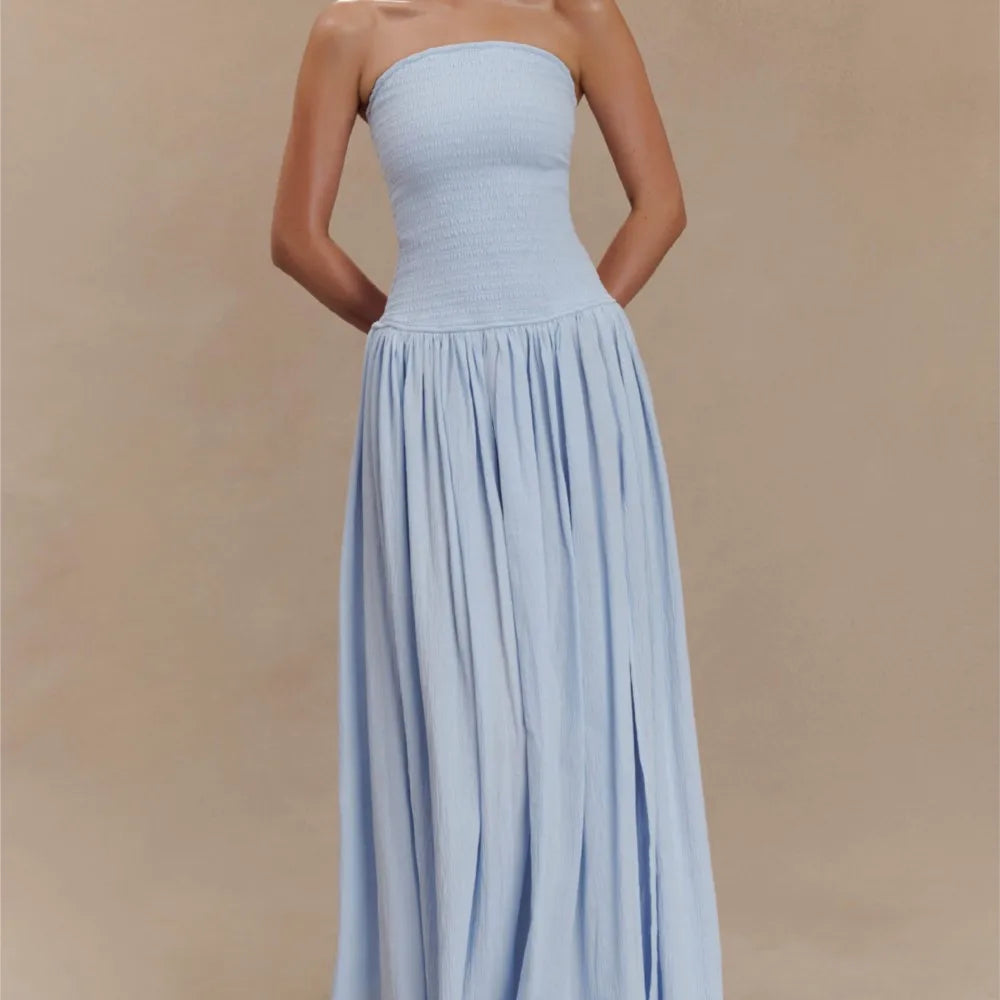 Abito da sera tubino senza schienale slim fit