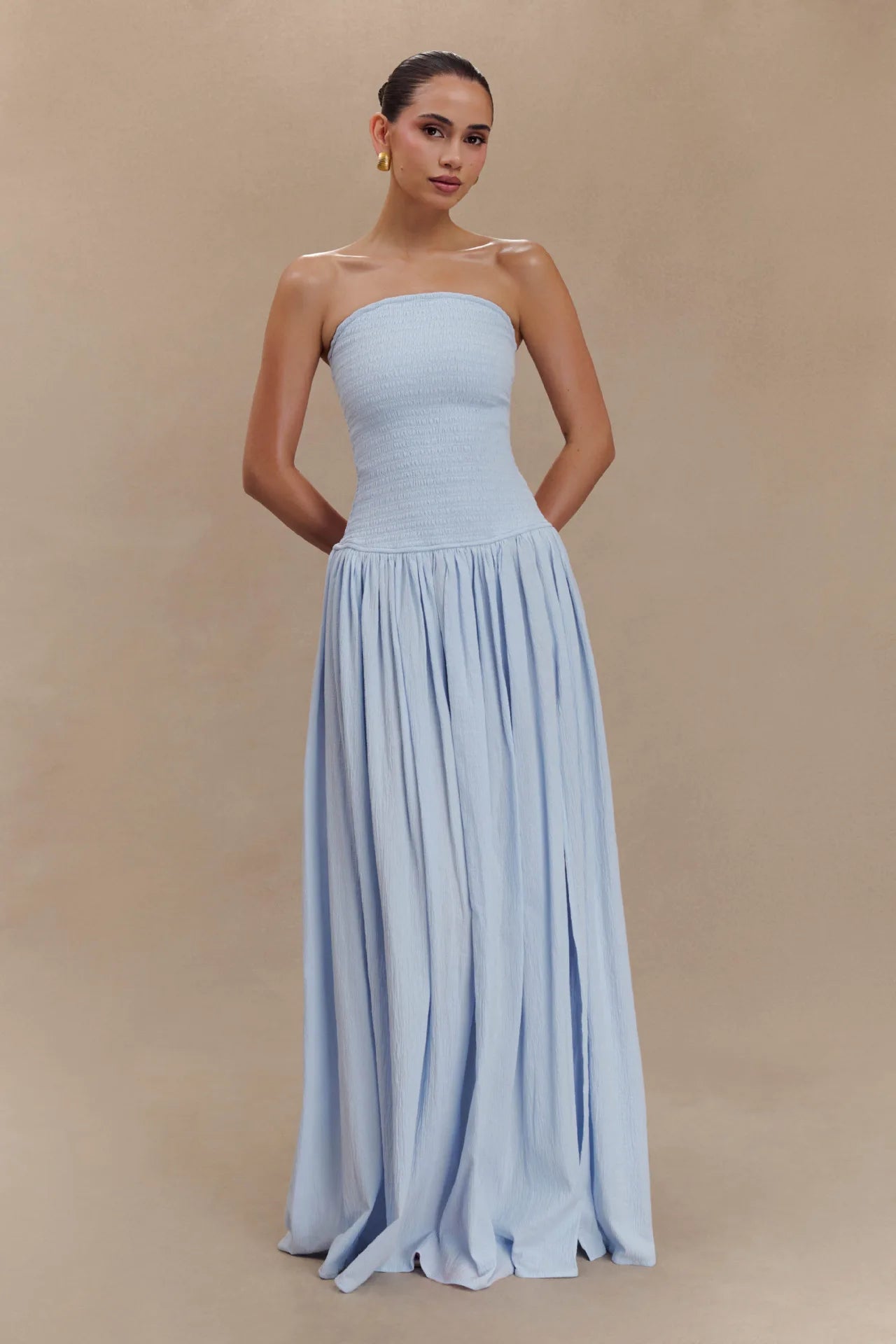 Abito da sera tubino senza schienale slim fit