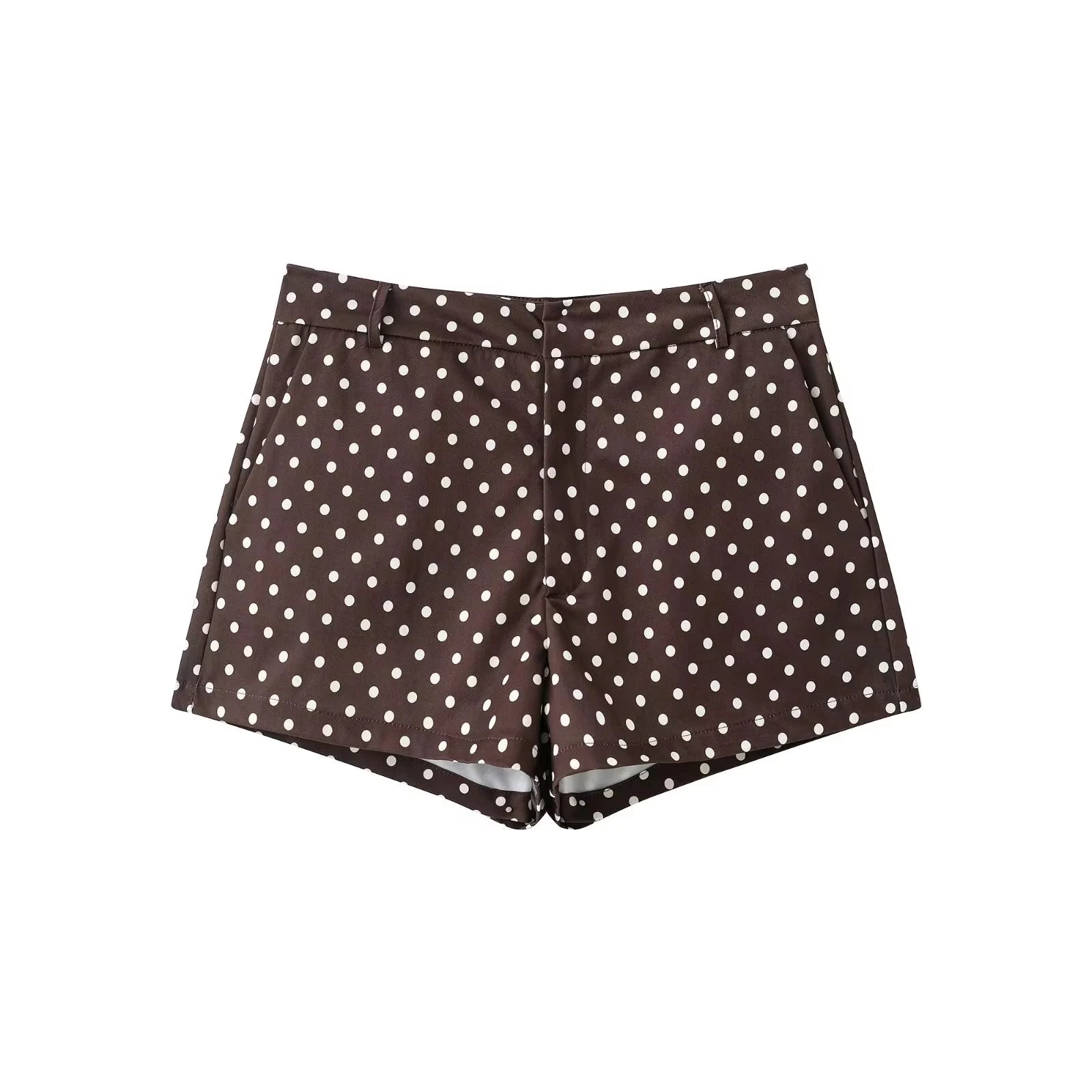 Giacca dolcevita a maniche lunghe con stampa a pois (+ pantaloncini in omaggio)
