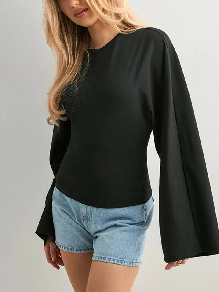 O-Neck Skinny Long Sleeve T-Shirt