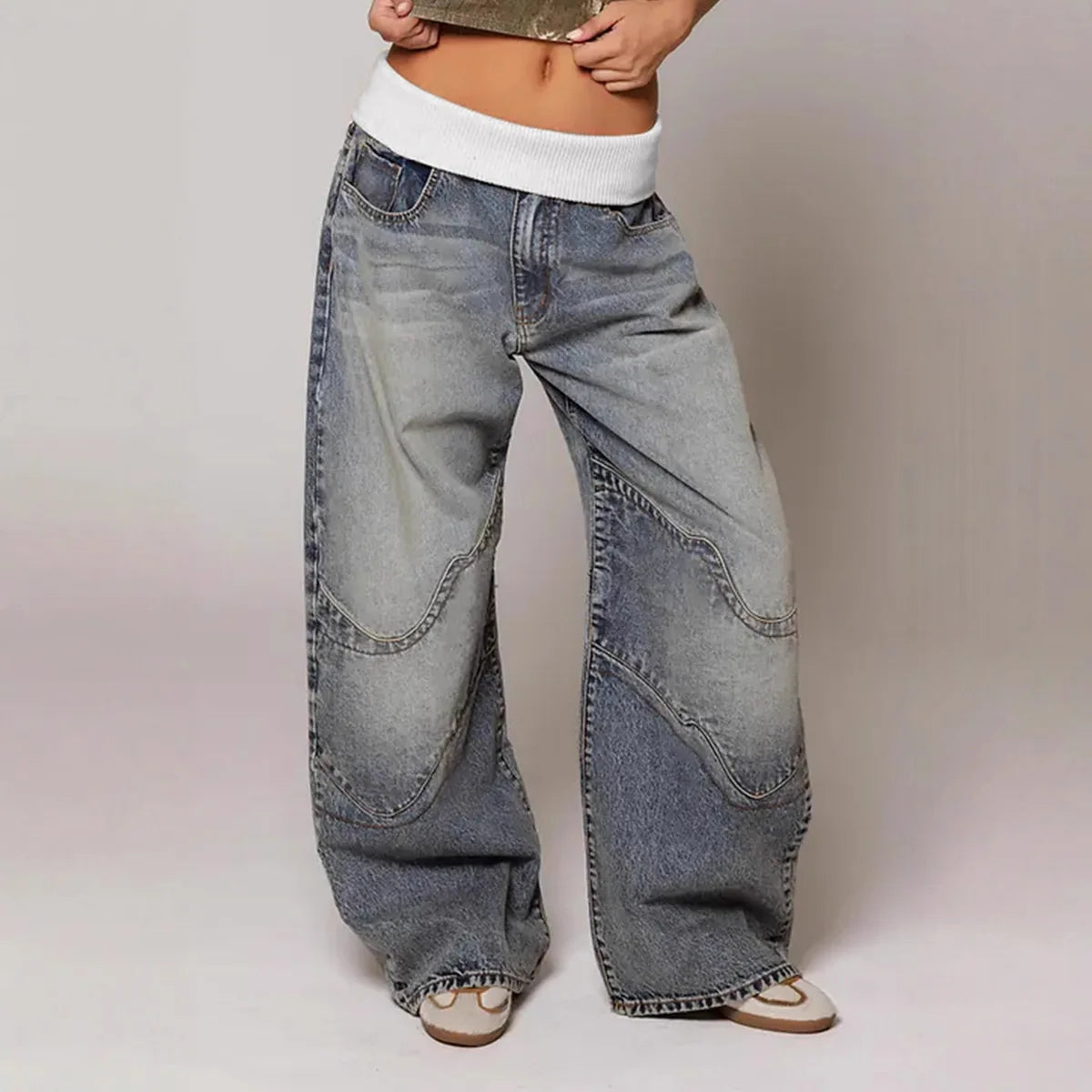 Vice Baggy Jeans Jeans di denim