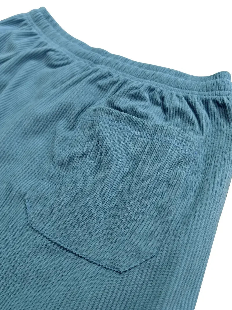 Zenova™ Jir | Pantaloni in Velluto a Coste ComfortFit