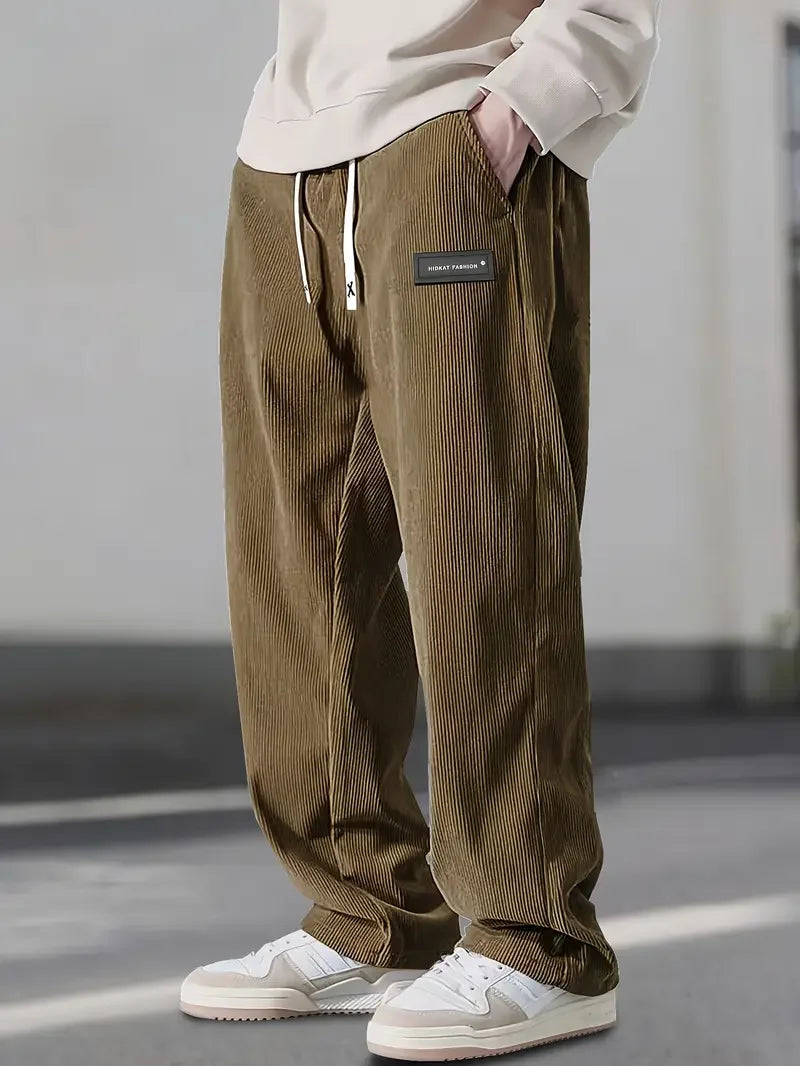 Zenova™ Jir | Pantaloni in Velluto a Coste ComfortFit