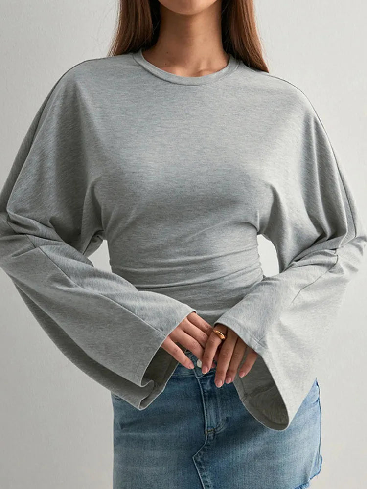 O-Neck Skinny Long Sleeve T-Shirt
