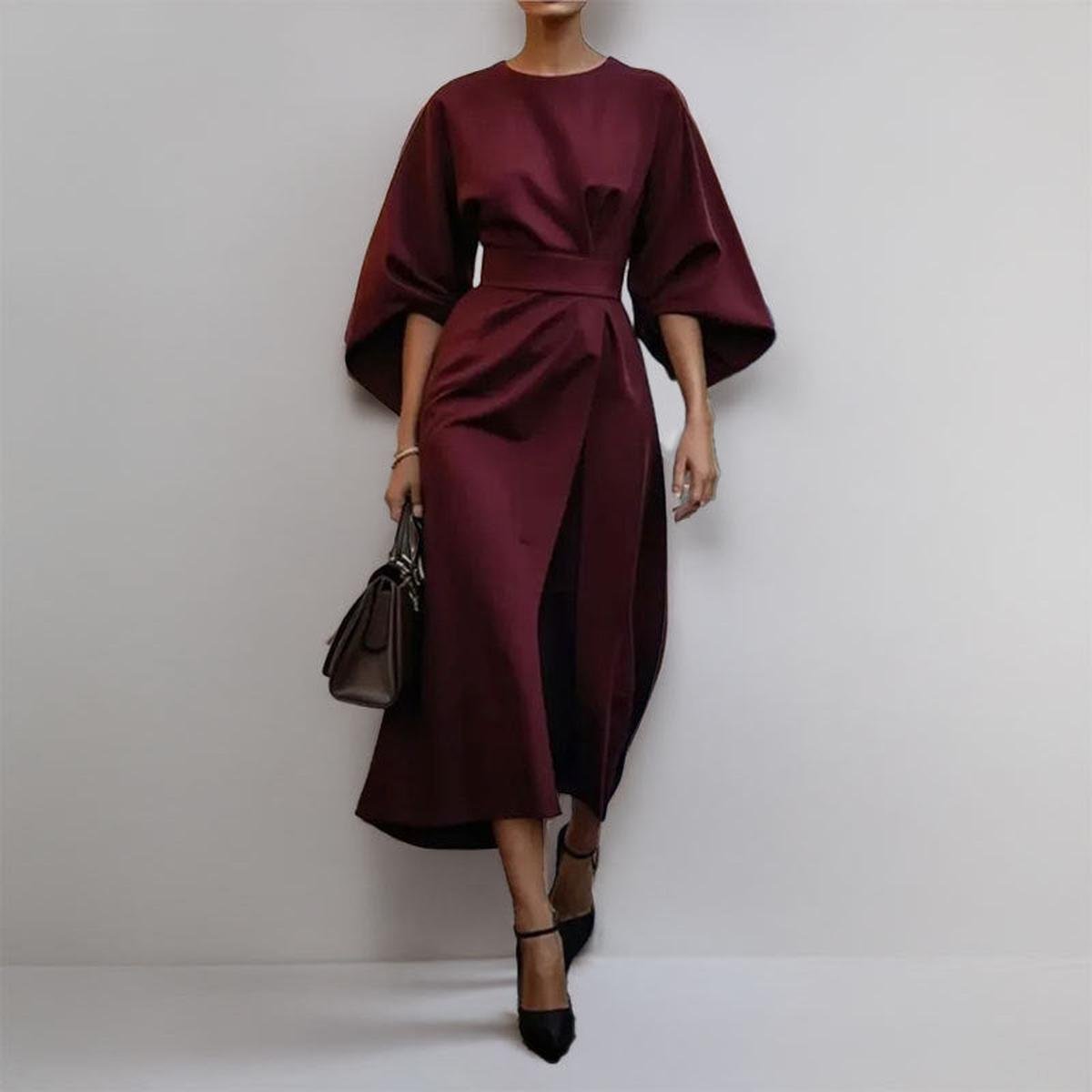 Silvia | Maxi Abito con Manica Kimono