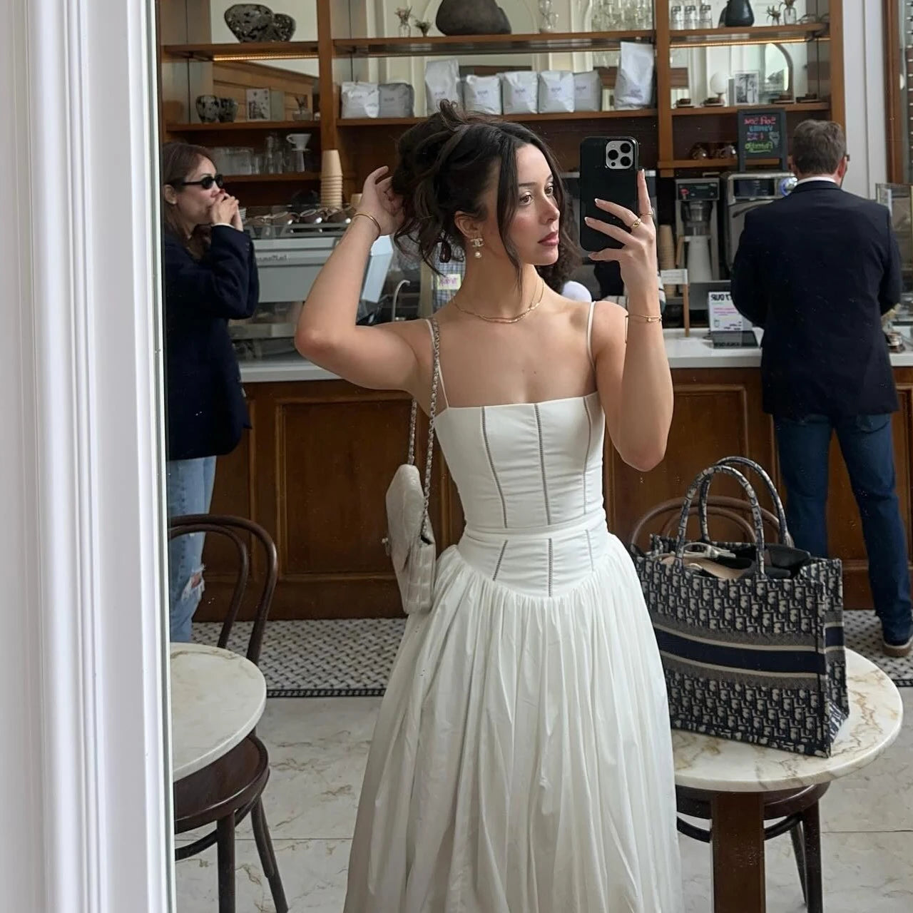 Maxi prendisole elegante a fantasia floreale