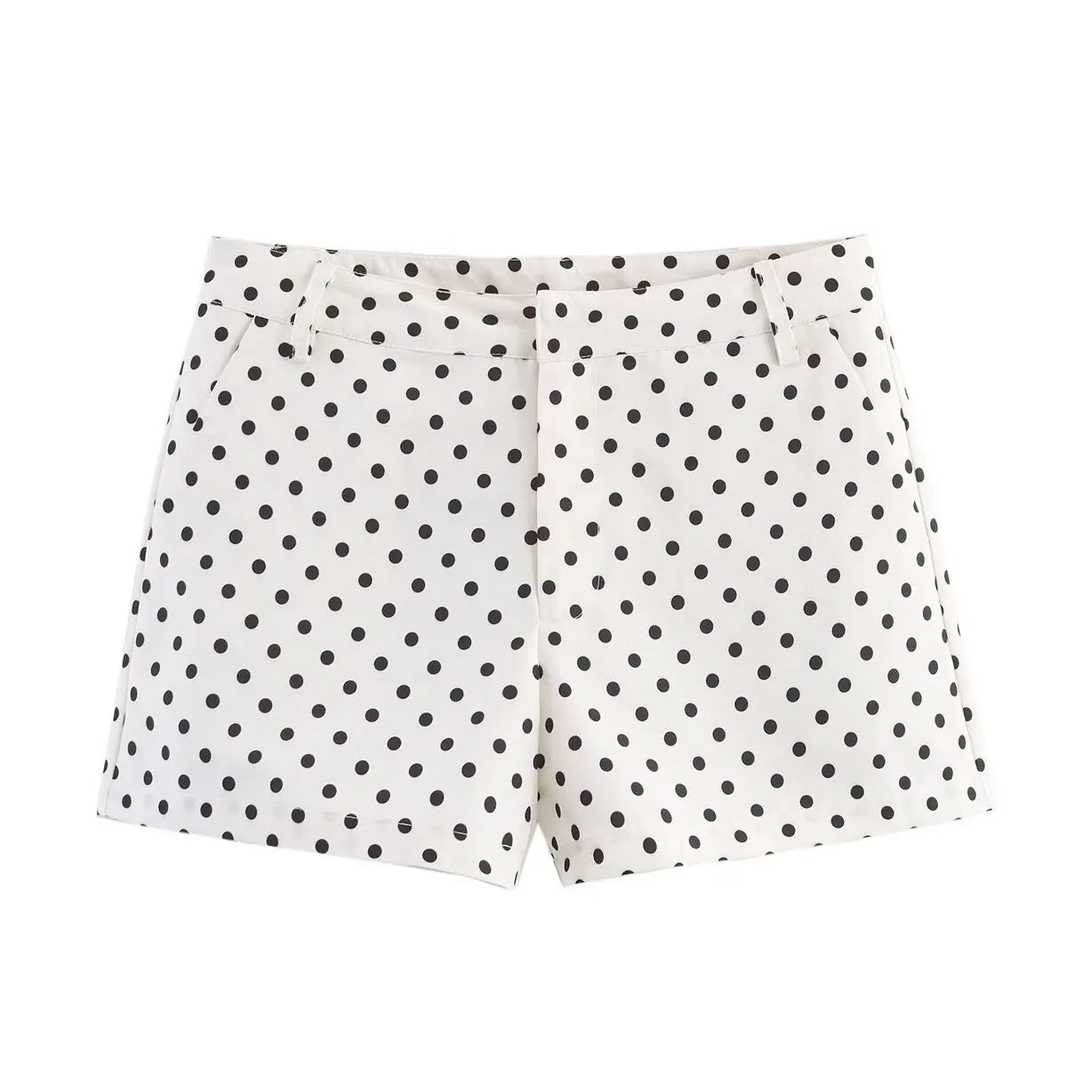 Giacca dolcevita a maniche lunghe con stampa a pois (+ pantaloncini in omaggio)
