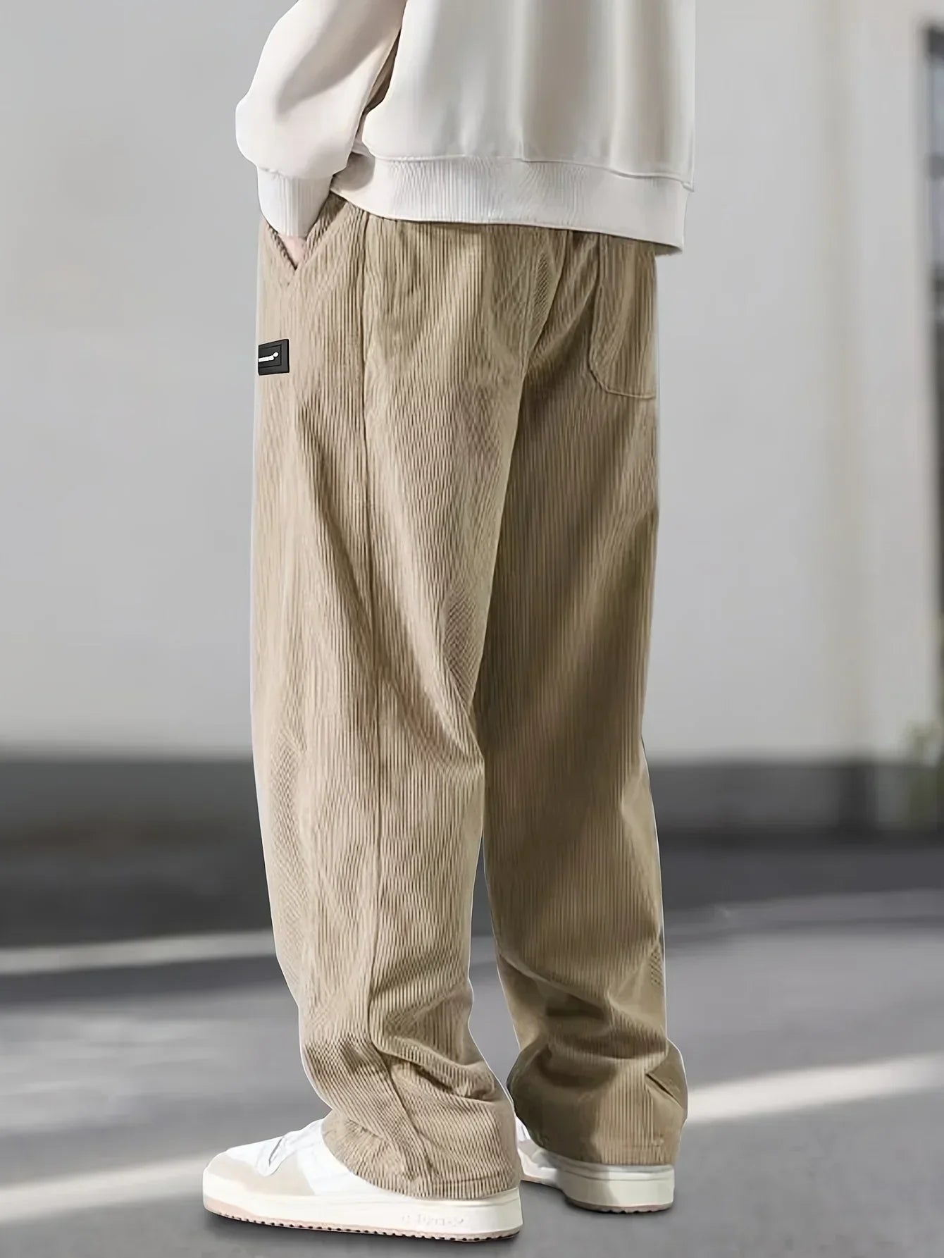 Zenova™ Jir | Pantaloni in Velluto a Coste ComfortFit