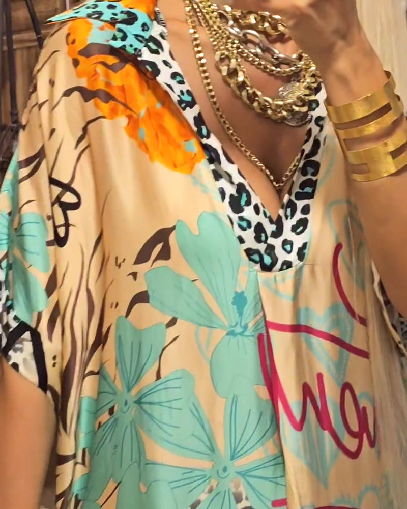 Zenova™ Adelinda | Fritidsklänning med V-ringning