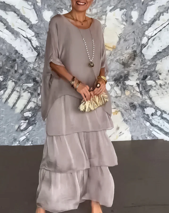 Zenova™ Rosa | Konstnärlig klänning - Losse Silhouette