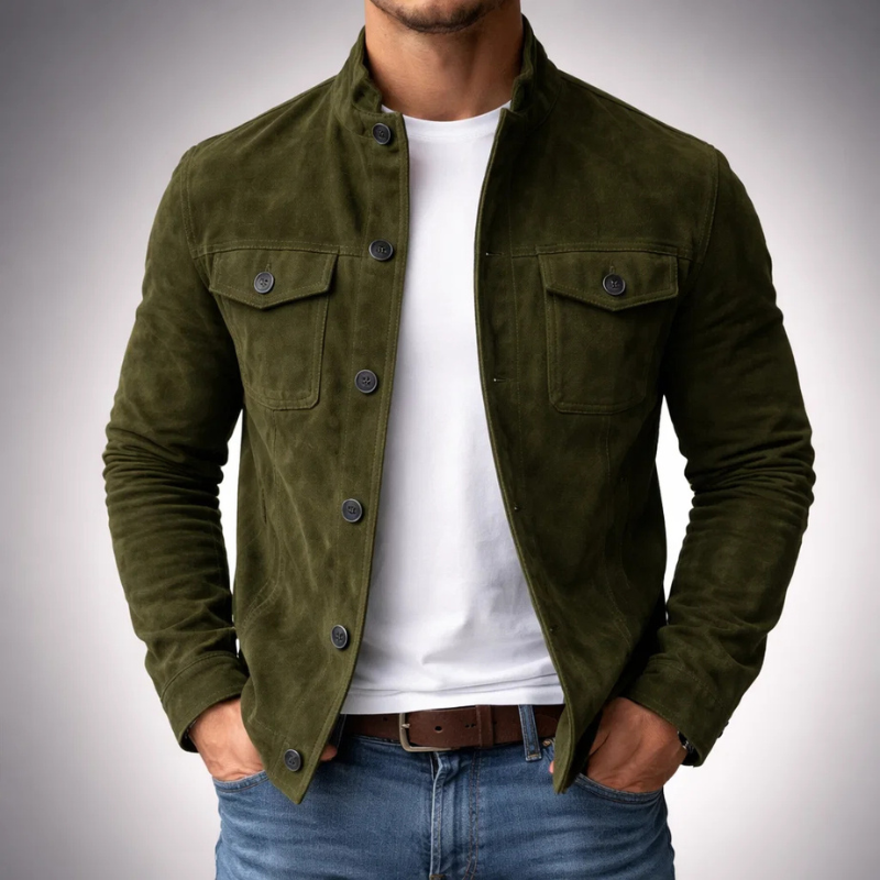 Lorenzo™ | Stylish Suede Jacket