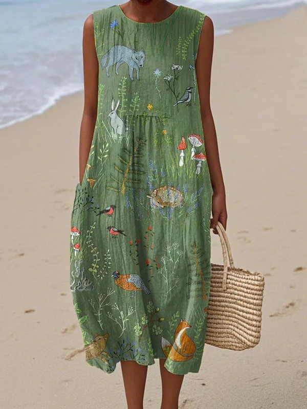Hopp | Abito midi Woodland