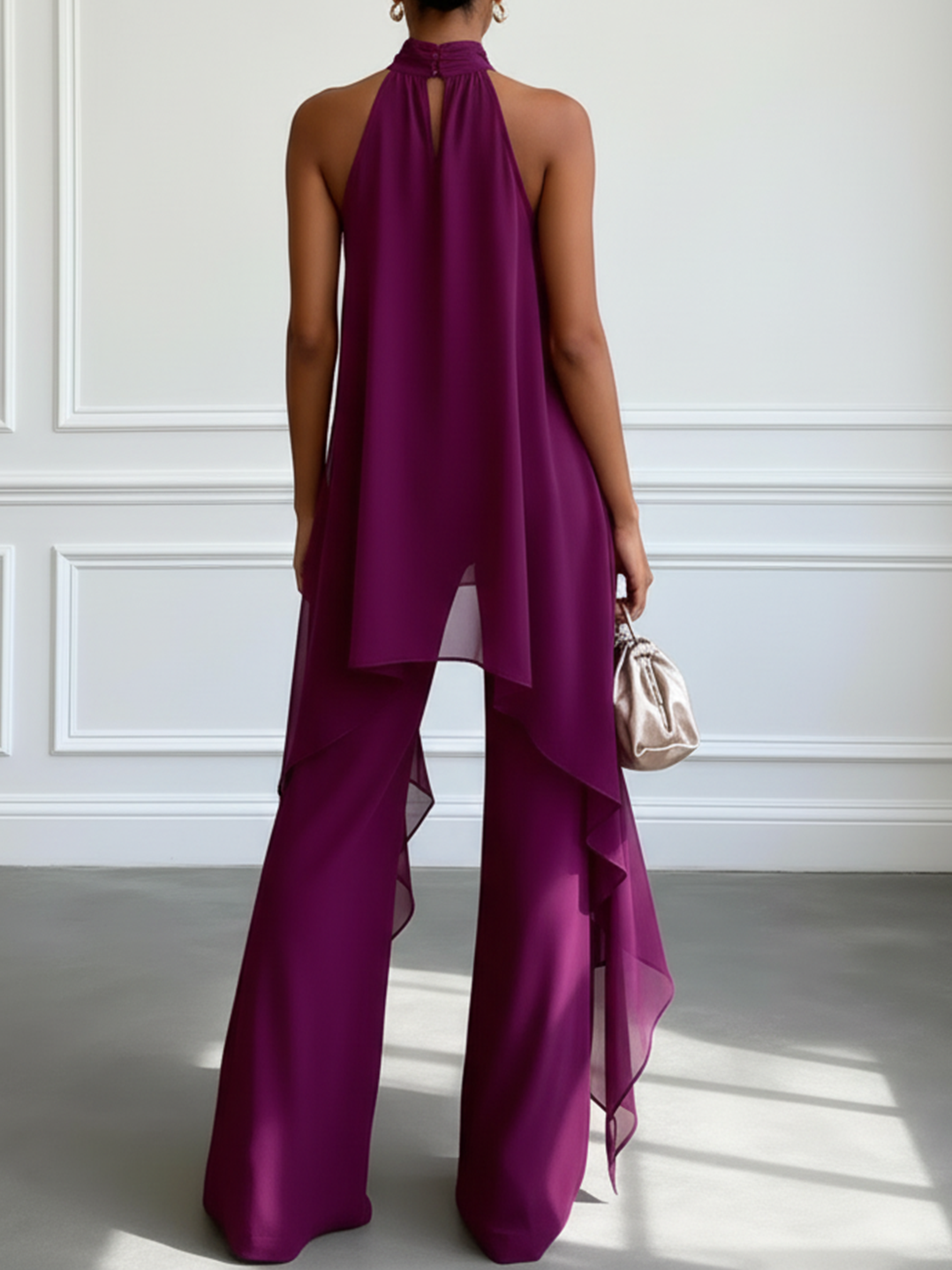 Octavia | Completo Elegante con Scollo all'Americana