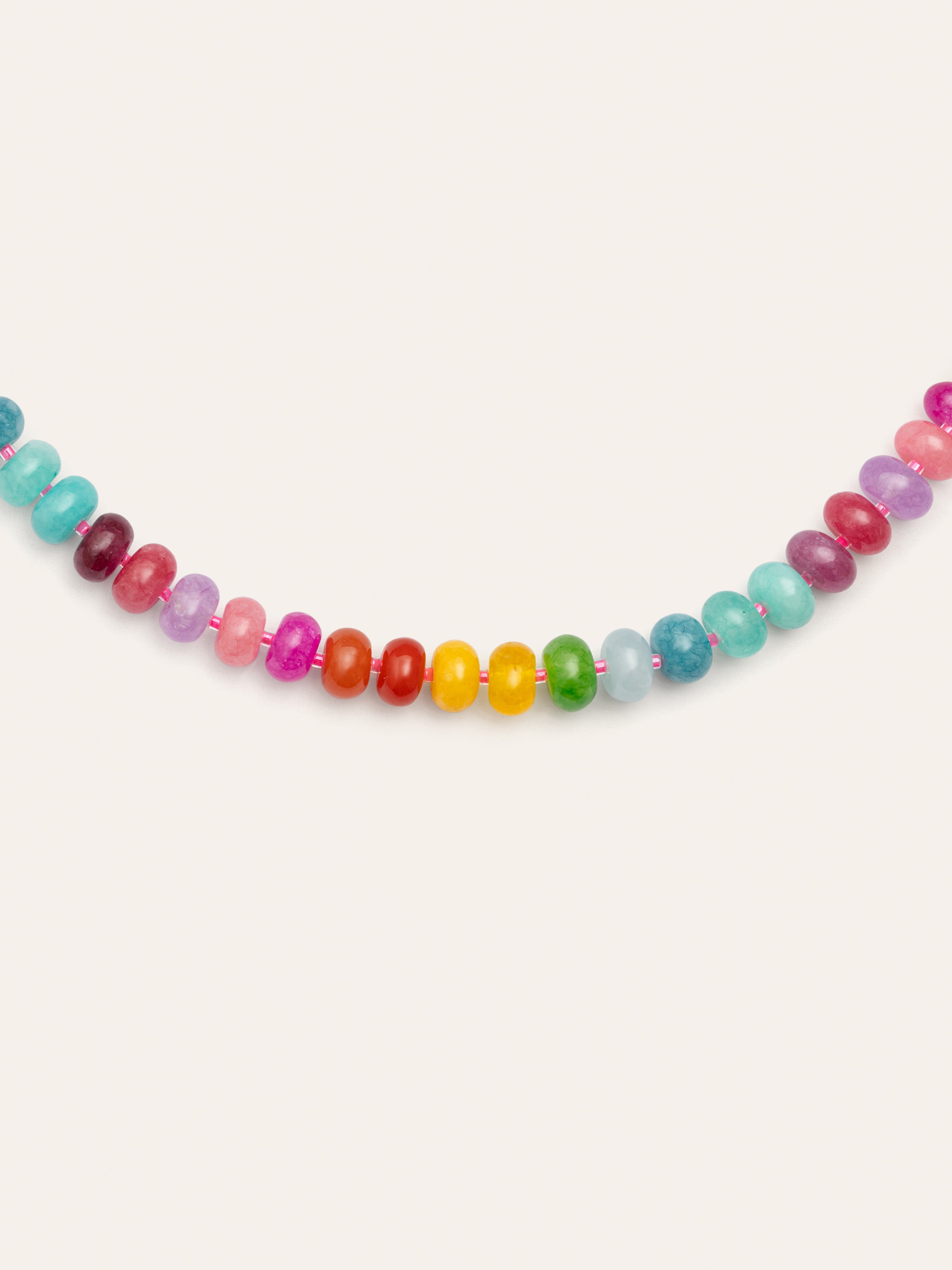 Bloom Stones rostfritt stål guldhalsband | Zenova™