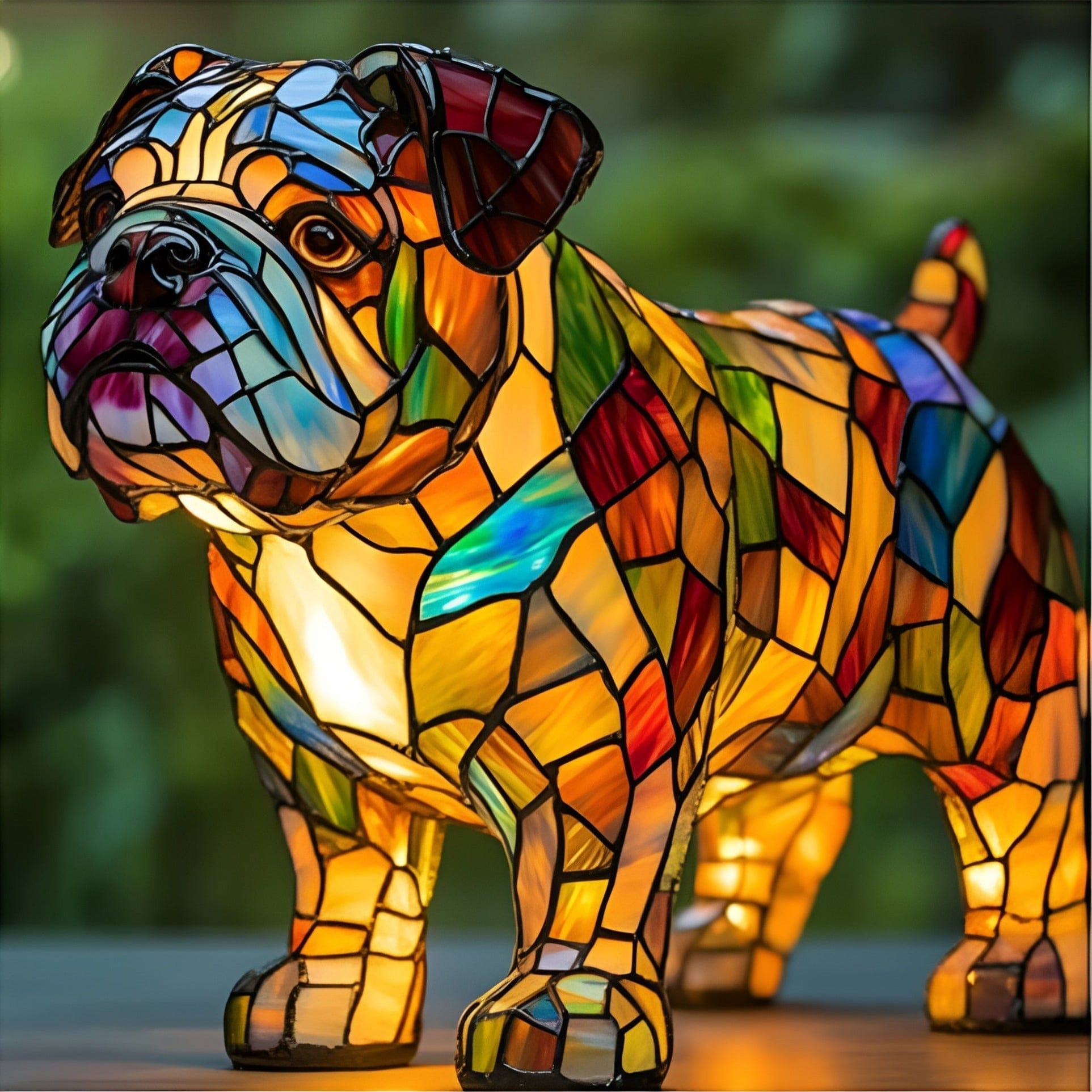 Animal Glow™ | Lampada in Vetro Colorato Fatta a Mano