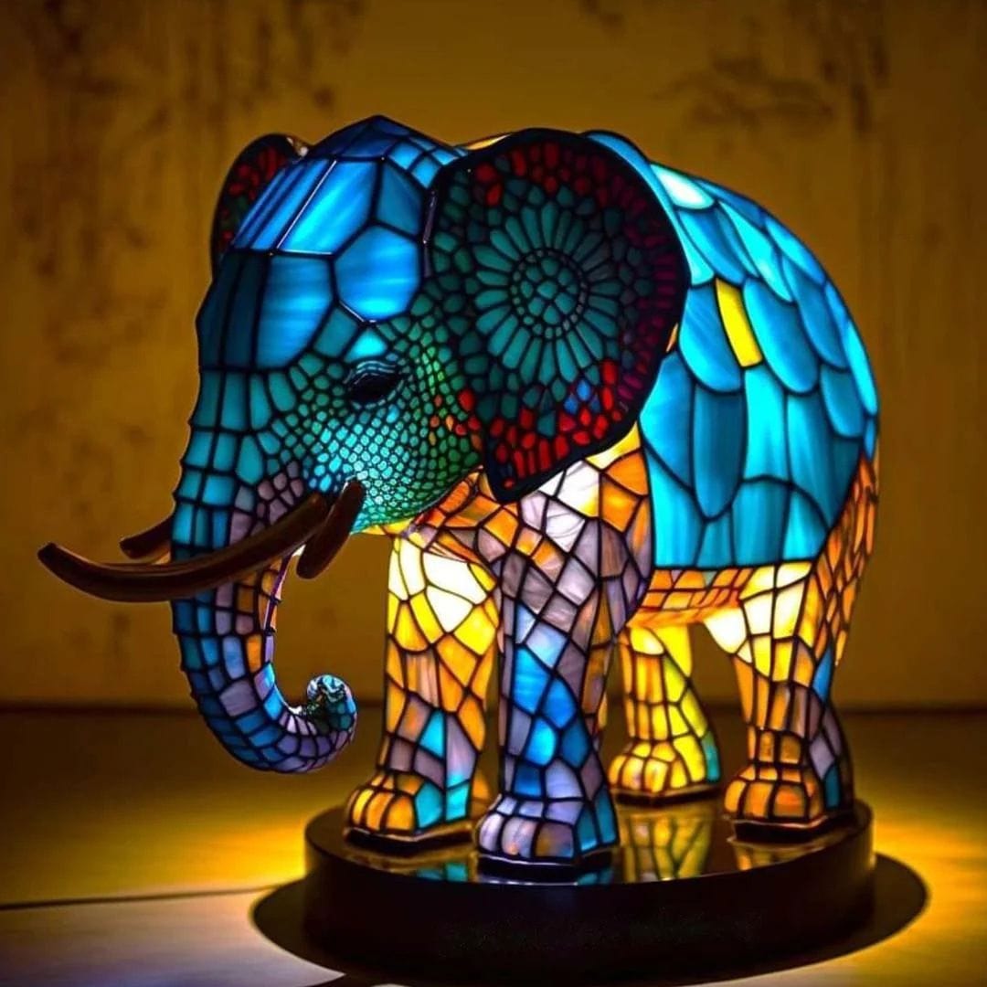 Animal Glow™ | Lampada in Vetro Colorato Fatta a Mano
