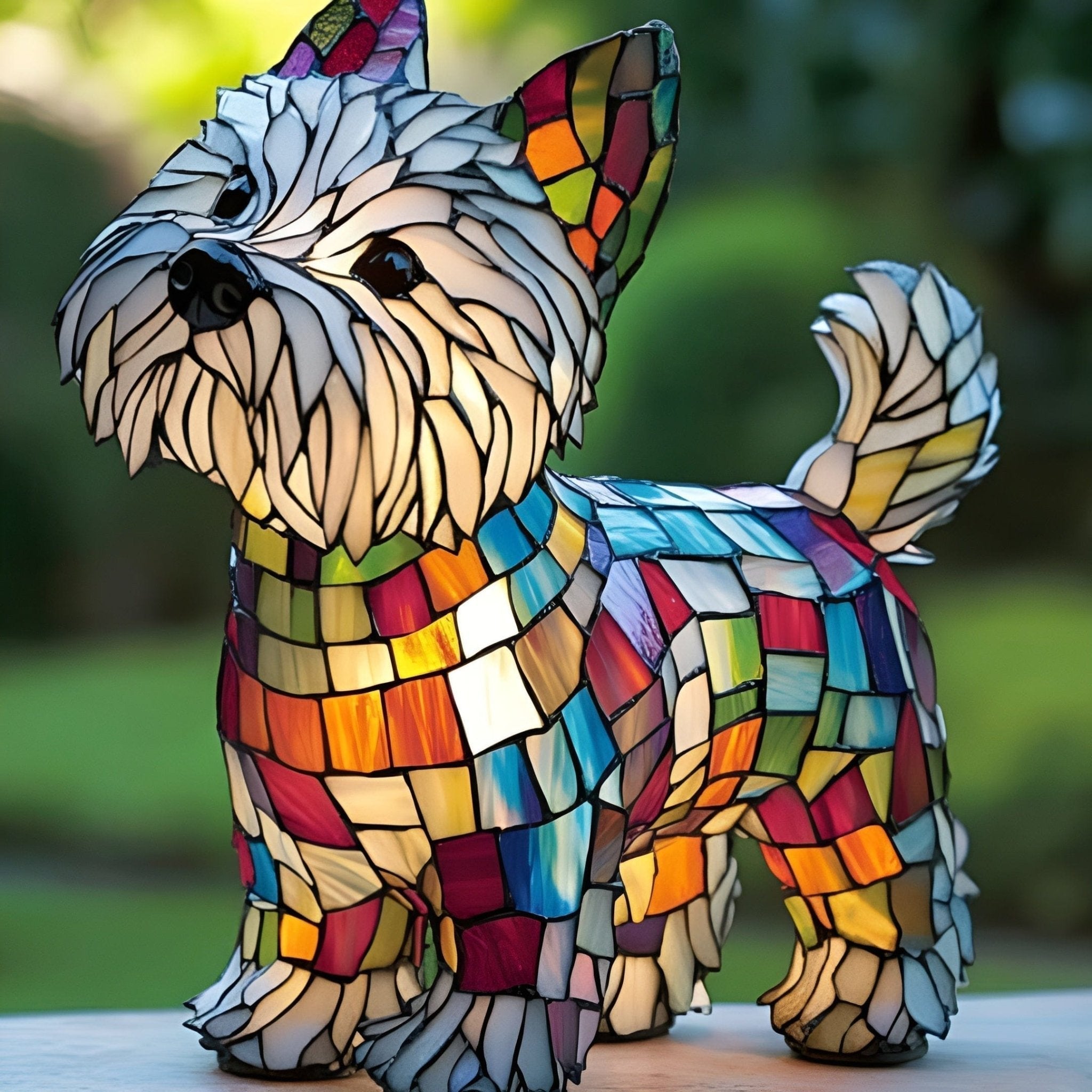 Animal Glow™ | Lampada Tiffany artigianale