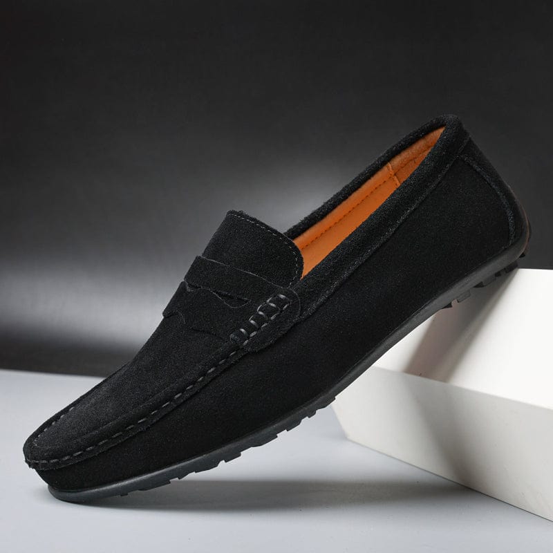 Jacobs™ - Klassisk loafers i mocka