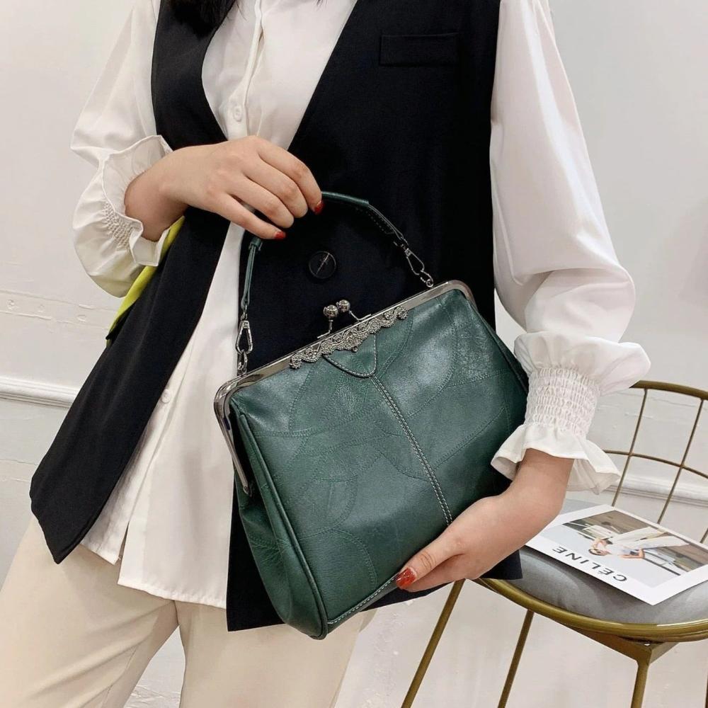 Mila | Vintageinspirerad väska med lock