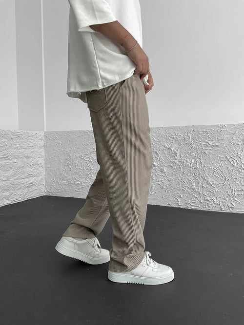 Zenova™ Sven | Essential Tapered Sweatpants med dragsko Grå