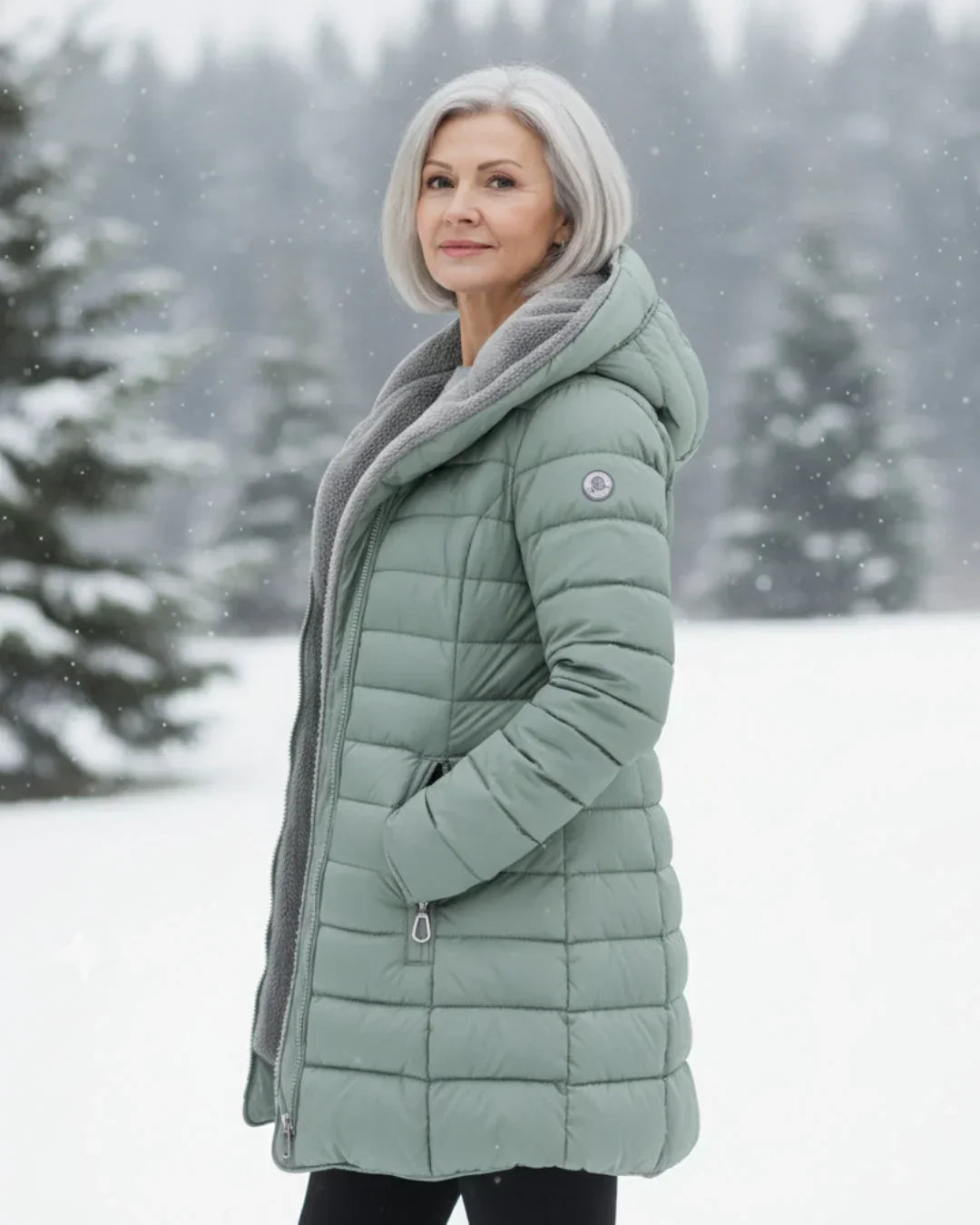 Zenova™ Olivia | Giacca invernale imbottita