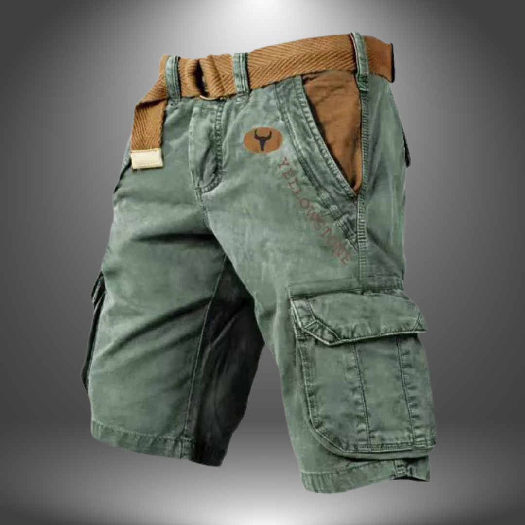Zenova™ Diego | Handgjorda cargo shorts för män